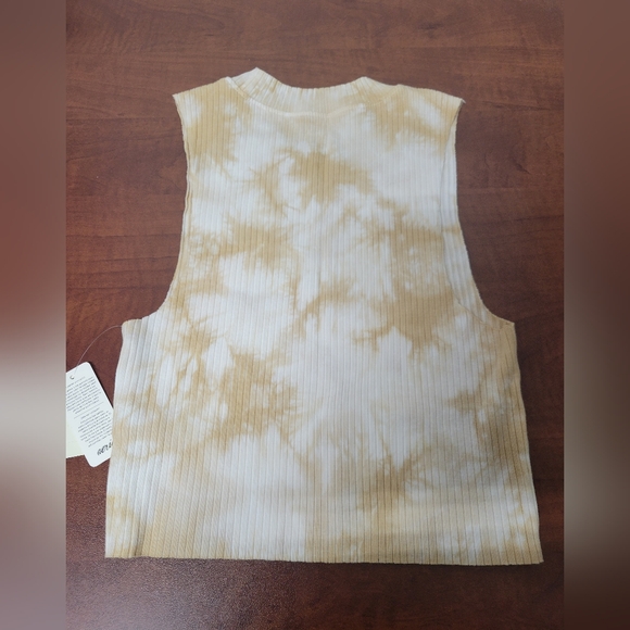 NWT Aerie Ribbed Cropped Tie Dye Tank Top XS - Picture 3 of 9